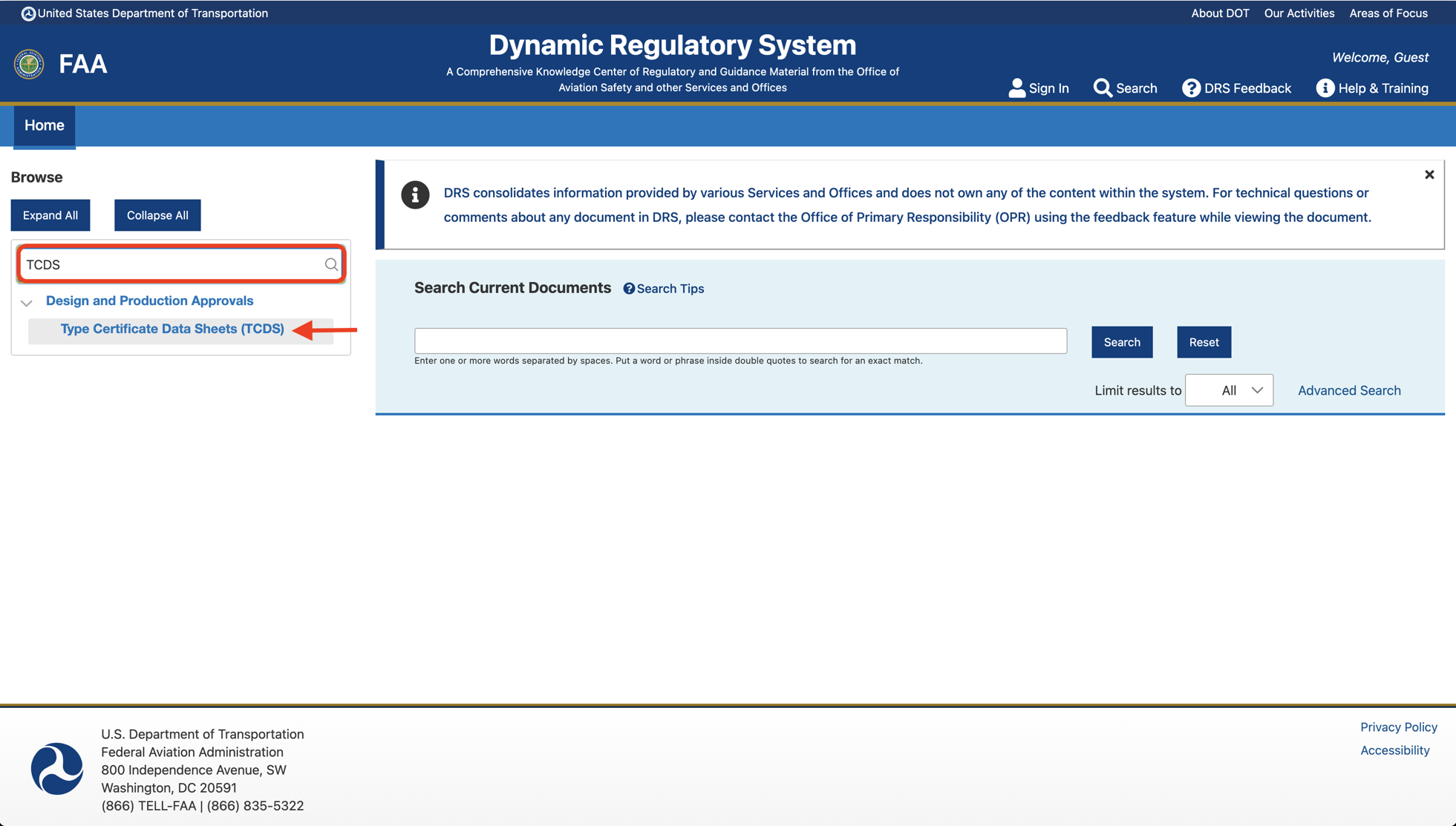 how-can-i-view-an-aircraft-s-type-certificate-data-sheet-tcds