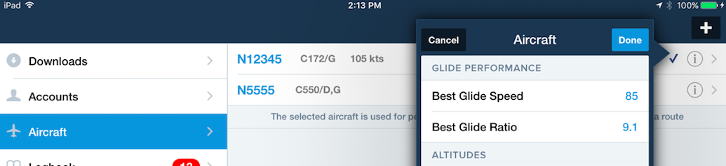 How Do I Determine The Glide Ratio For My Aircraft Foreflight Support