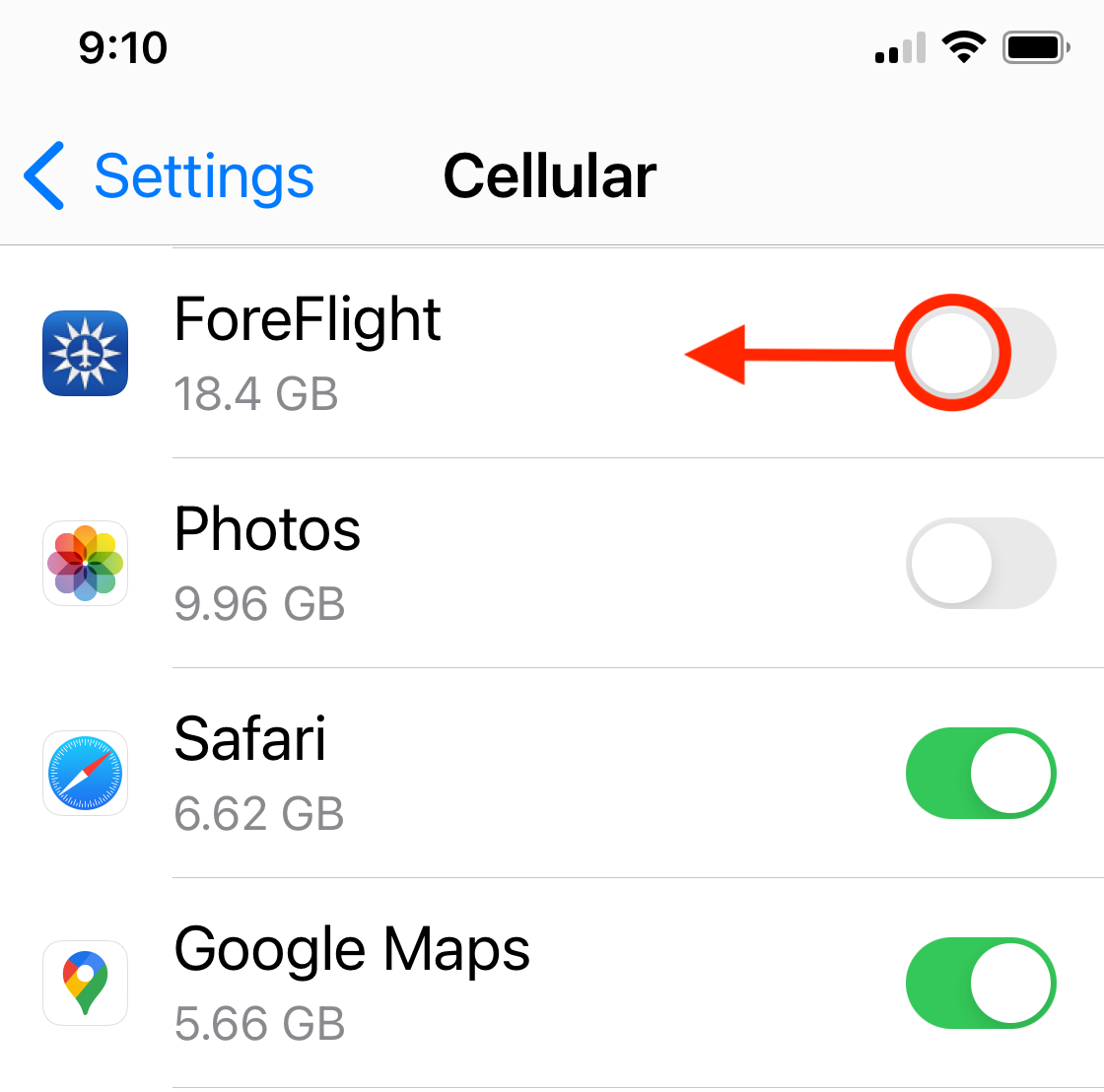 How can cellular data overage charges be avoided for downloads and ...