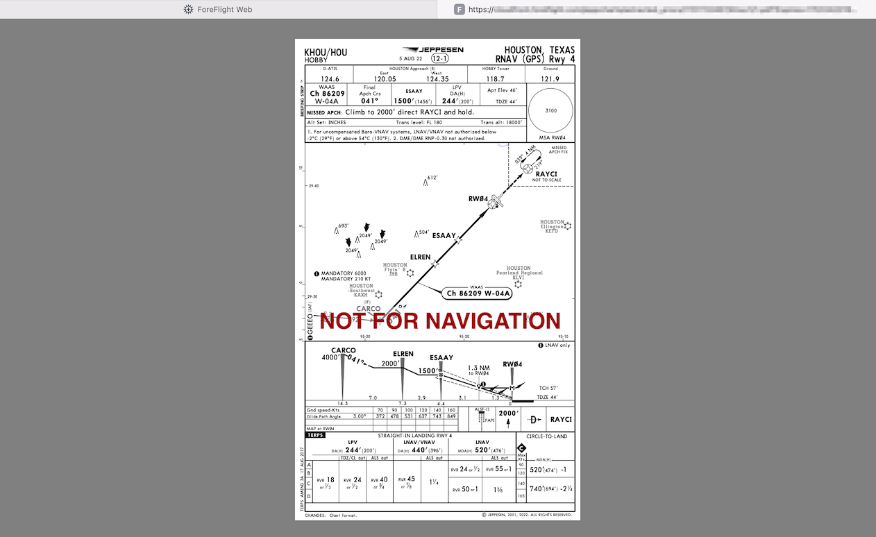 Can I view Jeppesen plates on ForeFlight on the web? ForeFlight Support