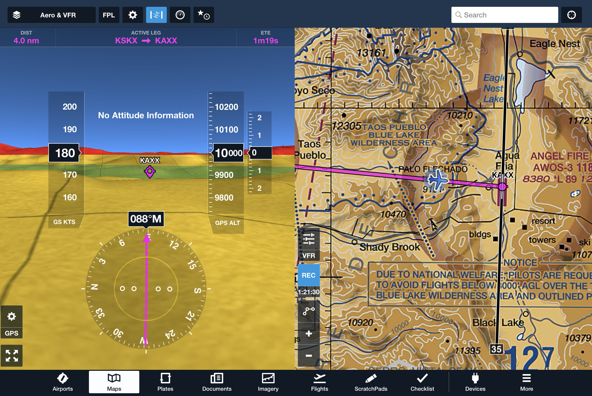 Georeferenced airport, terrain obstructing.PNG