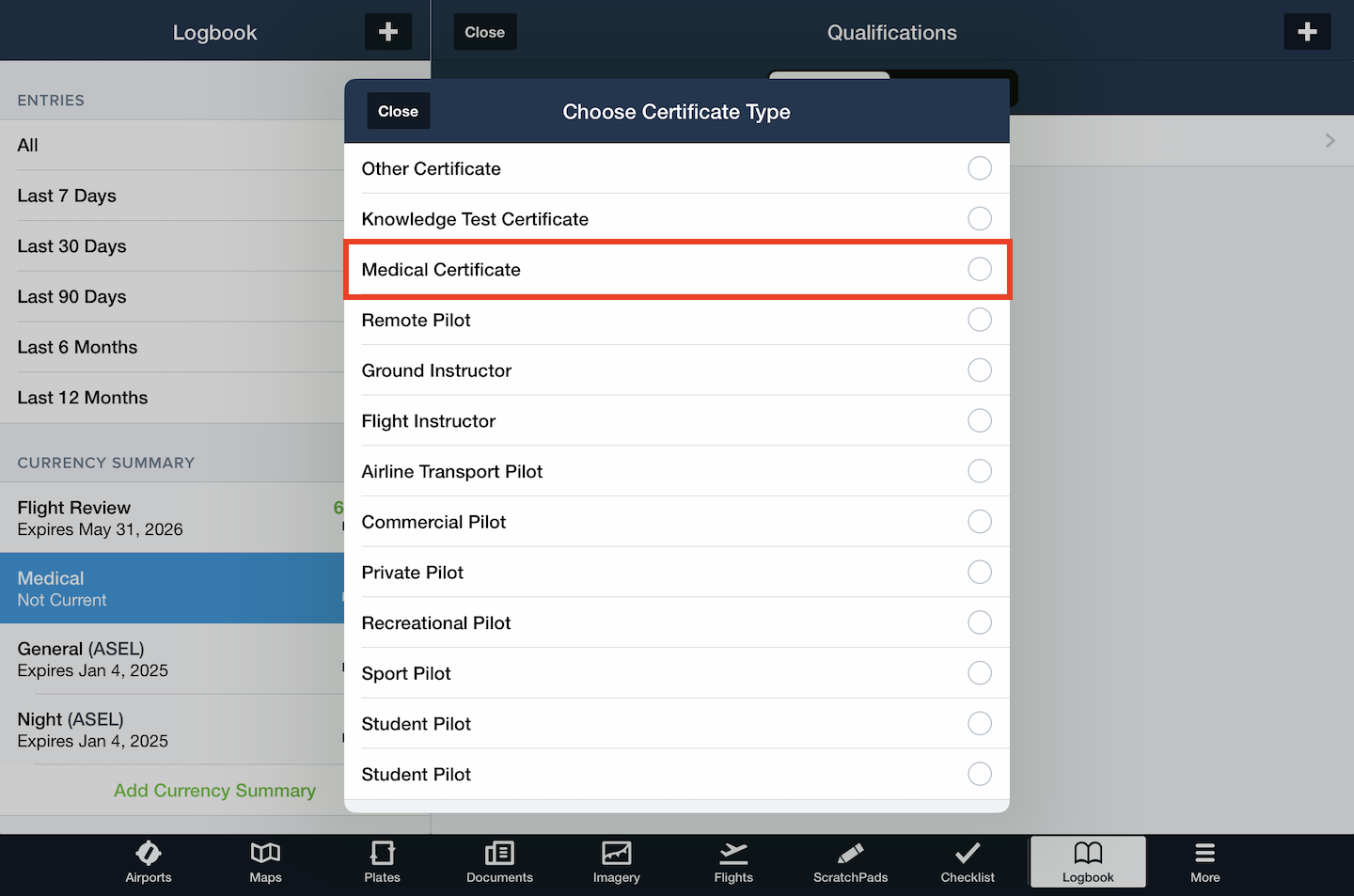 Select Medical Certificate.PNG