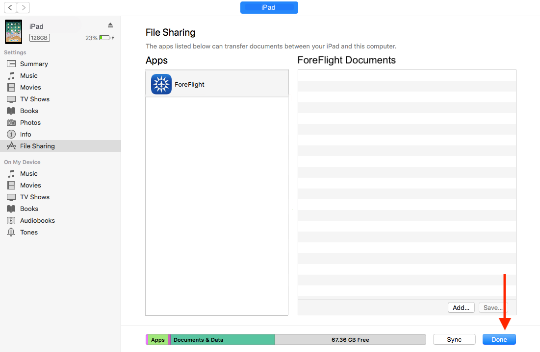 iTunes File ForeFlight Documents Done.png