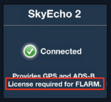 SkyEcho 2 Licnese Required.png