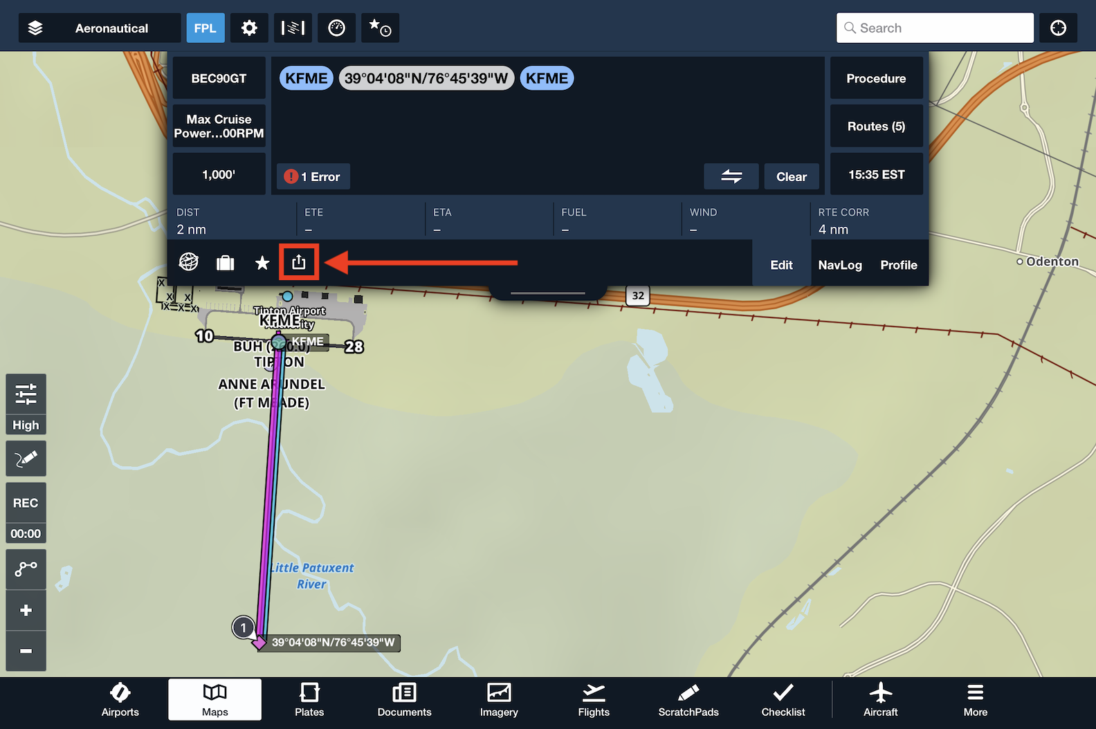 How can a VFR (DC SFRA) flight plan be filed for pattern