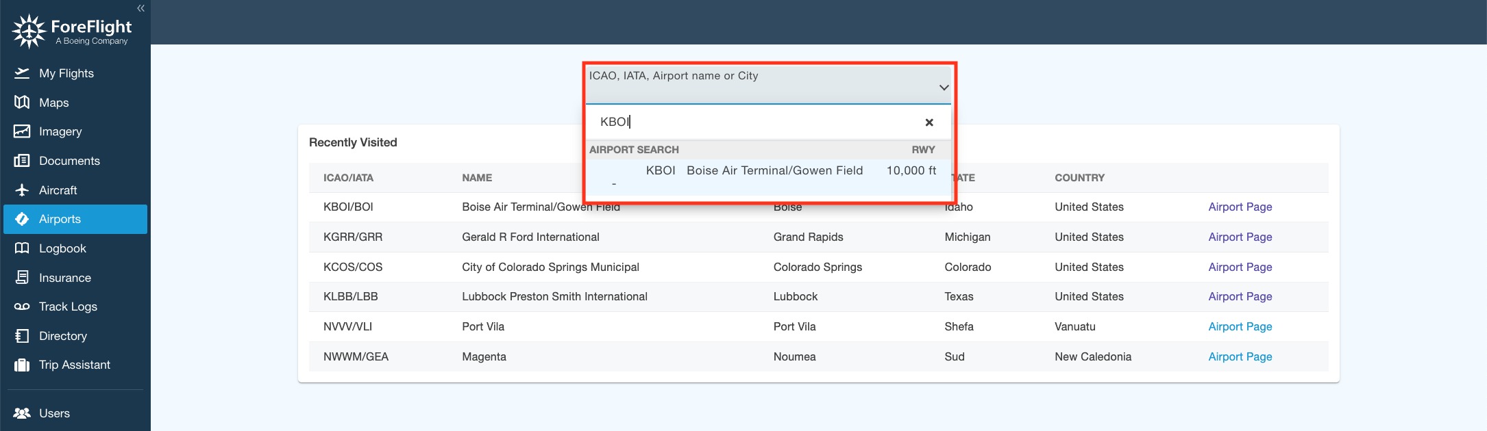 How can I view Jeppesen plates or Airway Manuals in ForeFlight on