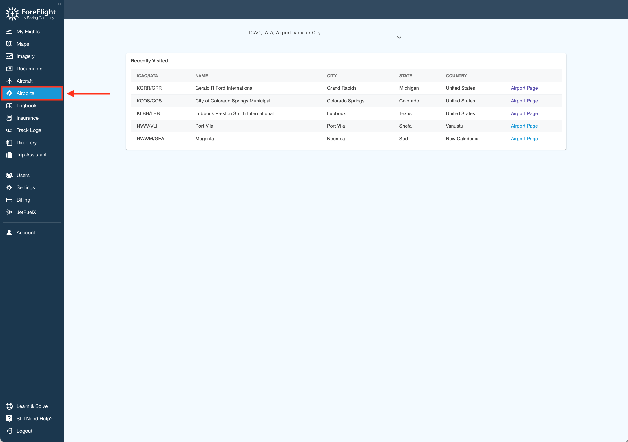 How can I view Jeppesen plates or Airway Manuals in ForeFlight on