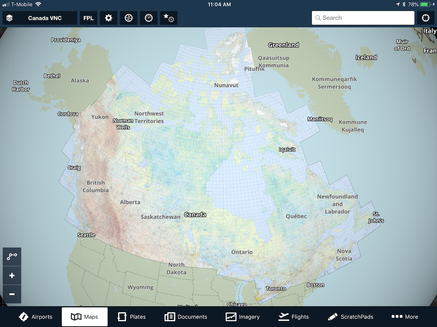 Nav Canada Vnc Charts