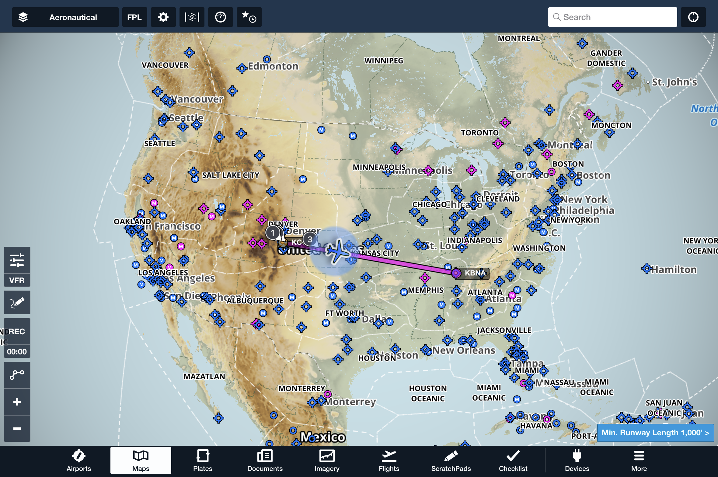 Is ForeFlight Mobile a moving map? – ForeFlight Support