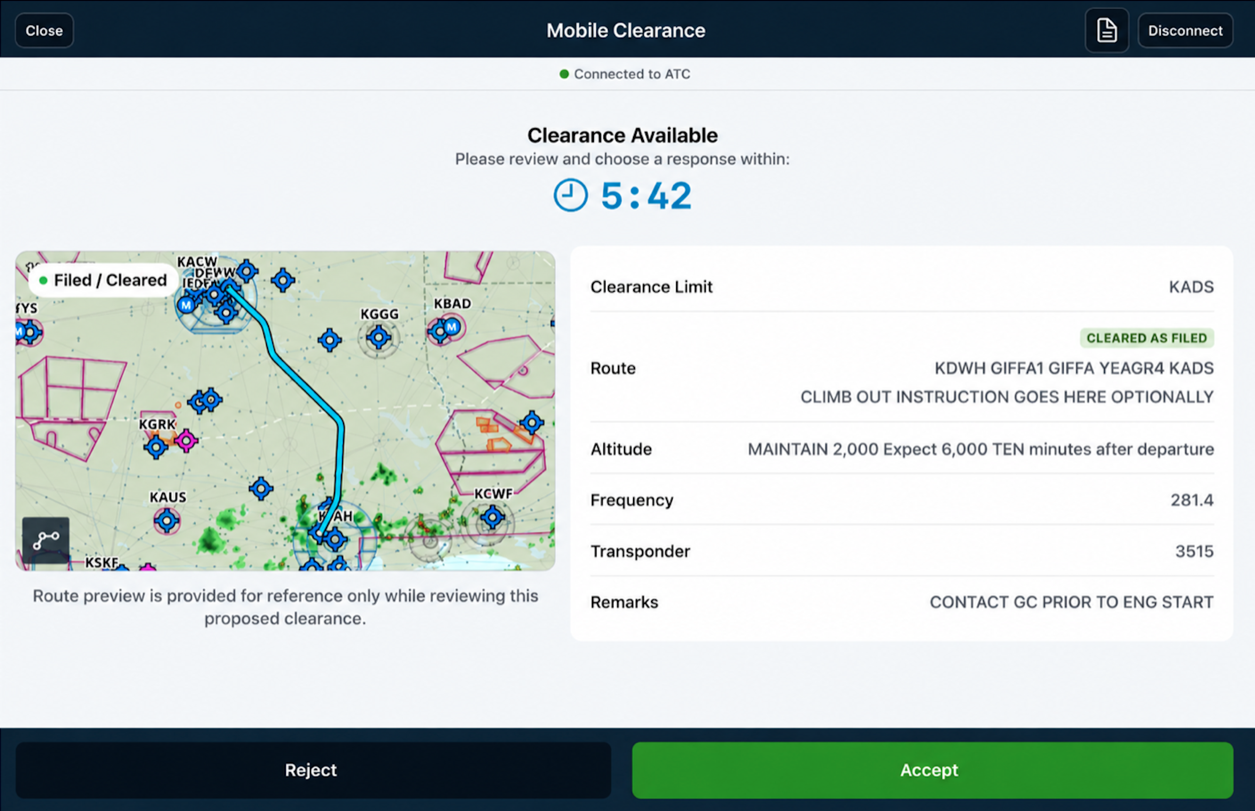 Example ForeFlight Mobile Clearance.png