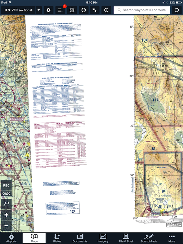 Moa Sectional Chart